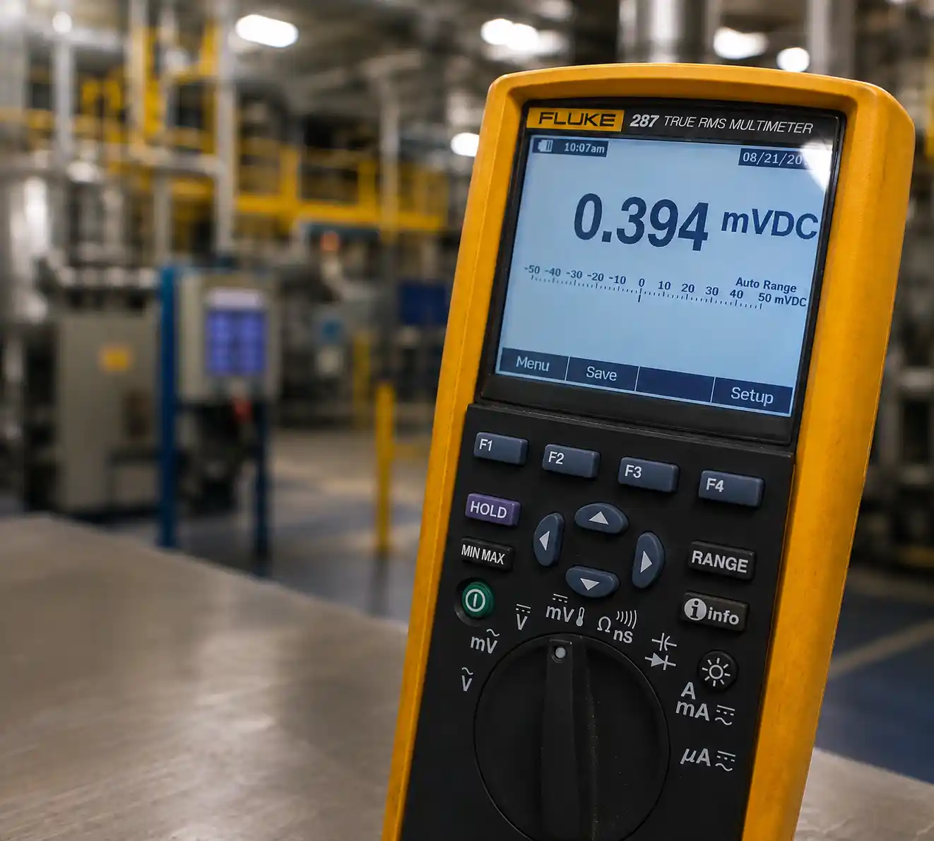Type E Thermocouple: Temperature Measurement Guide 2 Multimeter meauring millivolt