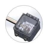 Multipoint temperature sensor with guide tubes, heat sink contact points and connection enclosure
