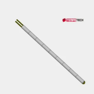 TC111 base metal replacement thermocouple element with ceramic insulators for thermowells and protection tubes