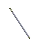 TC111 ceramic insulated replacement thermocouple element with twist-and-TIG-welded junction