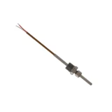 TC13 tube and wire thermocouple with adjustable stainless steel compression fitting for secure installation and adjustable immersion depth in industrial process applications.