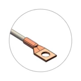 Close-up of the TC24 lug style thermocouple with copper lug terminal for reliable industrial surface temperature measurement.