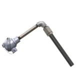 L-shaped thermocouple with silicon nitride protection tube for molten aluminum temperature measurement