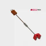 TC31 surface mount magnetic thermocouple assembly with connector and spring-loaded contact probe