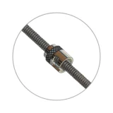 Close-up of the TC43 spring-loaded bayonet cap showing the locking mechanism designed to maintain constant contact for accurate surface temperature measurement in industrial applications.
