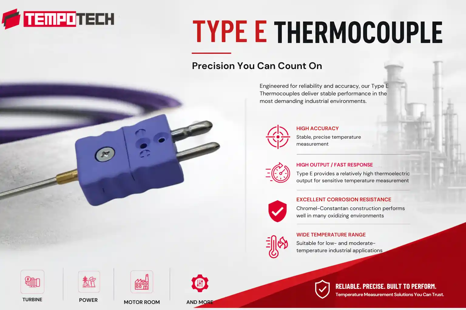 Type E Thermocouple: Temperature Measurement Guide 1 type e 1