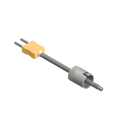 Flexible bayonet thermocouple