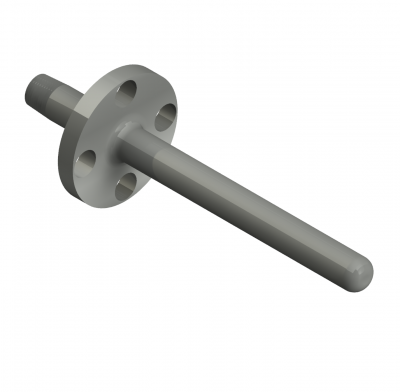 Metal Protection Tube with Heavy Duty Flange