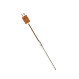 mmersion thermocouple probe with stainless steel sheath and standard thermocouple male for temperature measurement