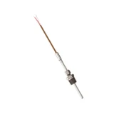 Immersion thermocouple probe with adjustable compression fitting and stainless steel sheath.