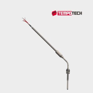 RTD41 flexible bayonet rtd 45 DEGREE BEND end bare wire