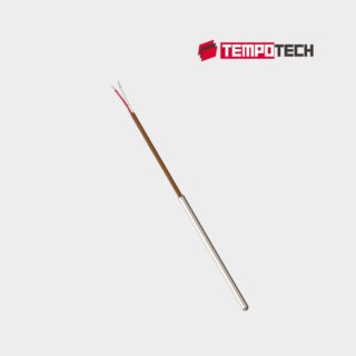 TC13 tube and wire thermocouple with stainless steel protection tube for direct immersion industrial temperature measurement and cut-to-length applications