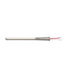 C15 spring-loaded mineral insulated (MGO) replacement thermocouple element without process fitting for industrial thermocouple assemblies, replacement applications, and OEM temperature sensors.