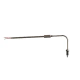 TC22 90-degree threaded nozzle melt thermocouple for injection molding and plastic extrusion temperature measurement.