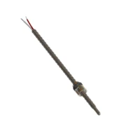 TC44 Flexible Armored Bayonet Style Thermocouple TC44 Flexible Armored Bayonet Style Thermocouple with adjustable spring-loaded bayonet cap, stainless steel armor, and lead wire for industrial surface temperature measurement.
