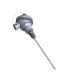 TC70 industrial thermocouple with connection head, MGO-PAC sensing element and process fitting