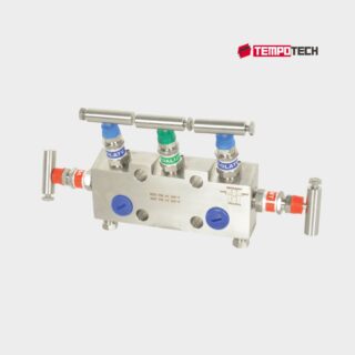 Image: TMV-D-A-5 Angle 5 Way Manifold Valve Direct Mount