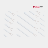 Single Ceramic wire Wound Pt100 resistance temperature detectors