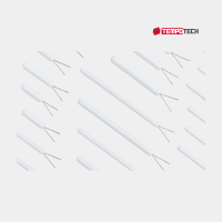 Single Ceramic wire Wound Pt100 resistance temperature detectors