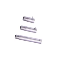 Stainless steel threaded bayonet adapters for mounting adjustable bearing thermocouples.